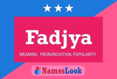 ملصق اسم Fadjya