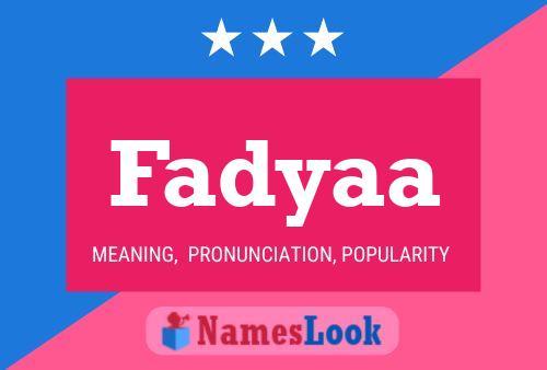 ملصق اسم Fadyaa