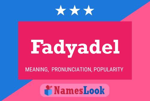 ملصق اسم Fadyadel