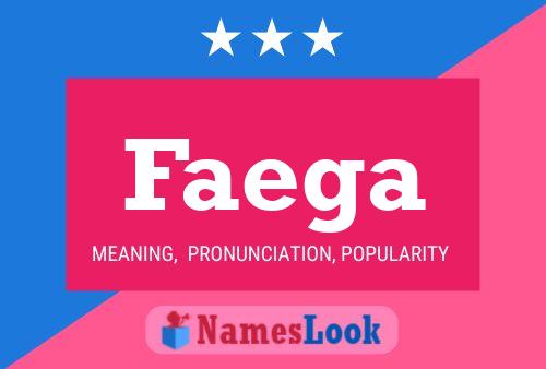 ملصق اسم Faega