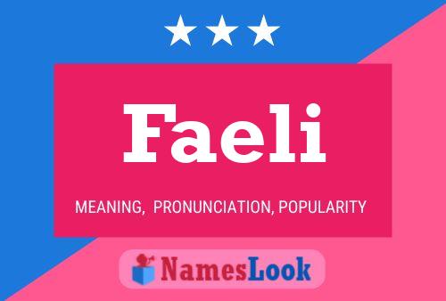 ملصق اسم Faeli