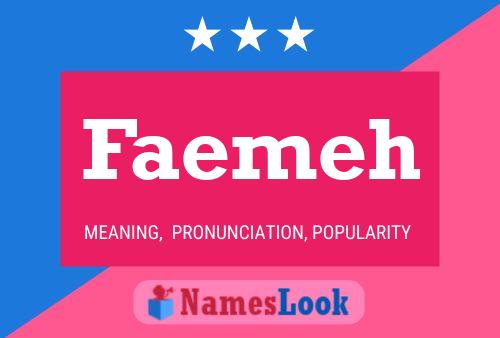 ملصق اسم Faemeh