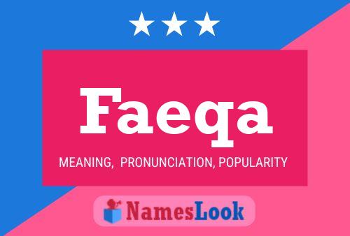 ملصق اسم Faeqa