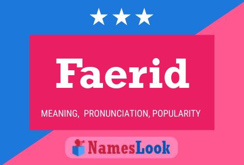 ملصق اسم Faerid