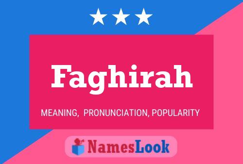 ملصق اسم Faghirah