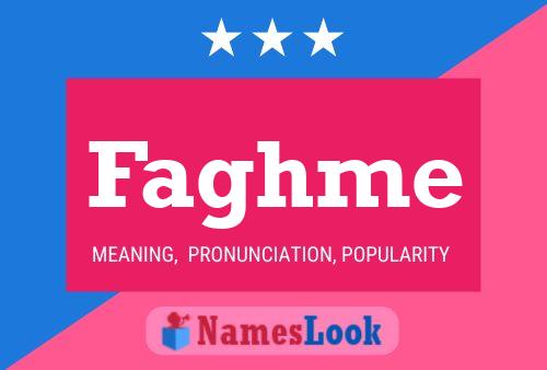 ملصق اسم Faghme