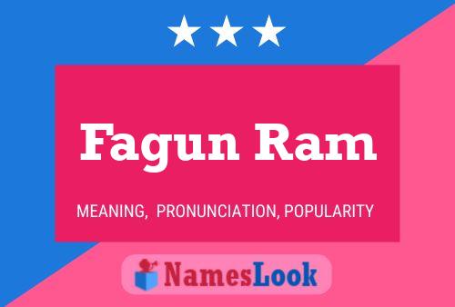 ملصق اسم Fagun Ram