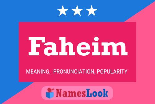 ملصق اسم Faheim