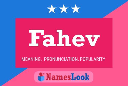 ملصق اسم Fahev