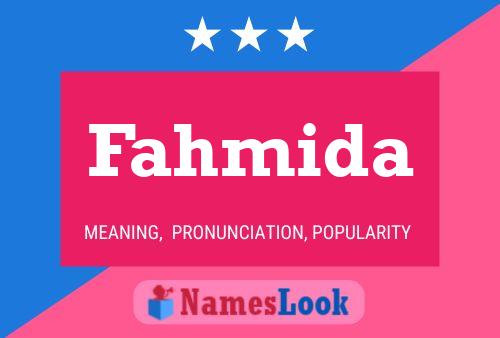 ملصق اسم Fahmida