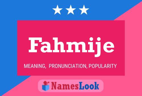 ملصق اسم Fahmije