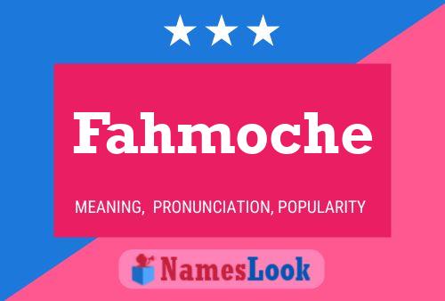 ملصق اسم Fahmoche