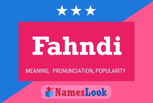 ملصق اسم Fahndi