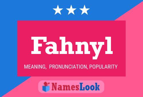 ملصق اسم Fahnyl