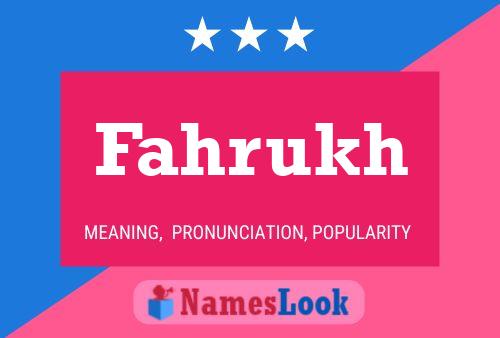 ملصق اسم Fahrukh