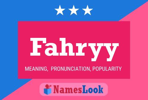 ملصق اسم Fahryy