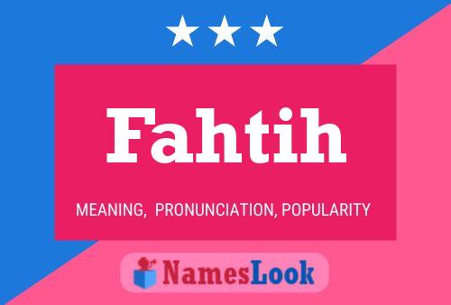 ملصق اسم Fahtih