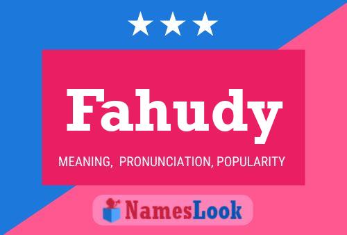 ملصق اسم Fahudy