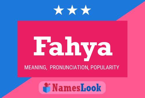 ملصق اسم Fahya