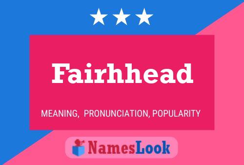 ملصق اسم Fairhhead