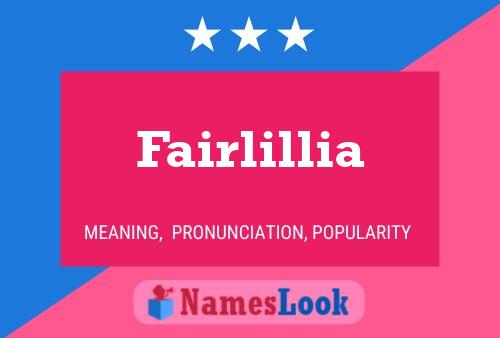 ملصق اسم Fairlillia