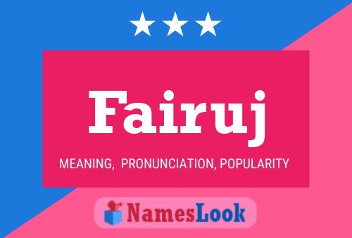 ملصق اسم Fairuj