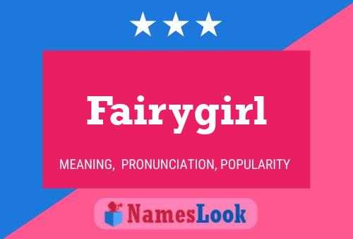 ملصق اسم Fairygirl