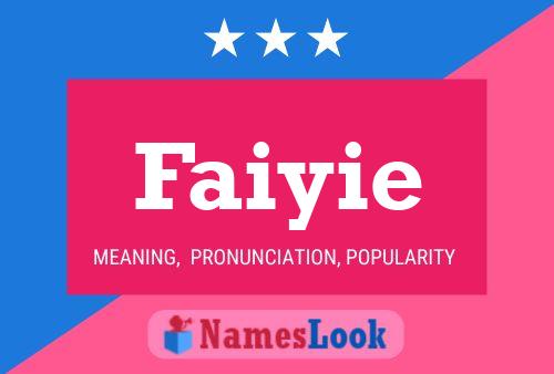 ملصق اسم Faiyie