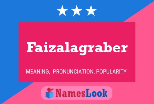 ملصق اسم Faizalagraber