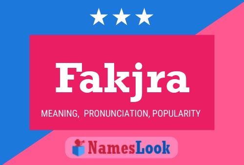 ملصق اسم Fakjra