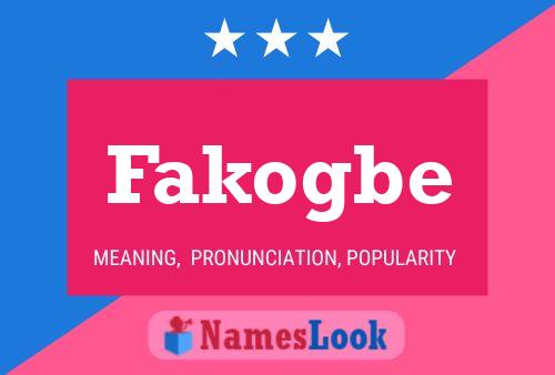 ملصق اسم Fakogbe