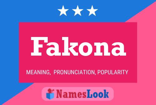 ملصق اسم Fakona