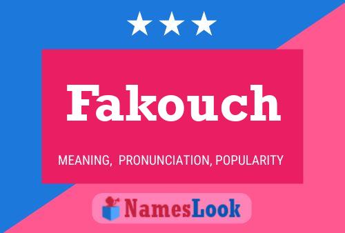 ملصق اسم Fakouch