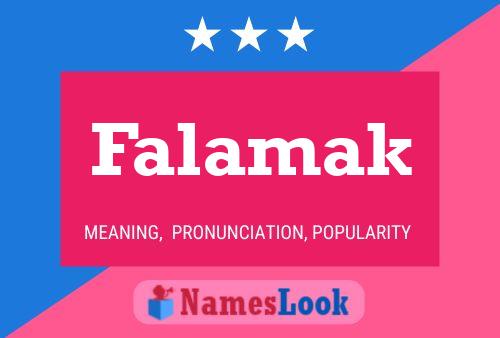 ملصق اسم Falamak