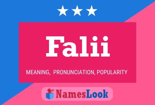 ملصق اسم Falii