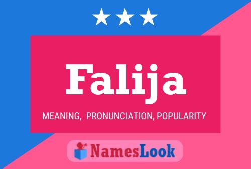 ملصق اسم Falija