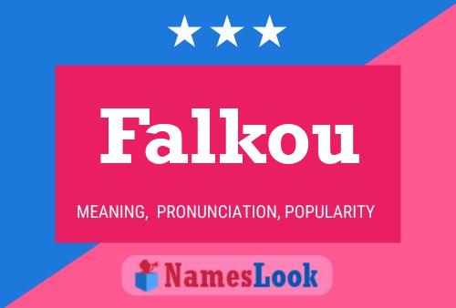 ملصق اسم Falkou