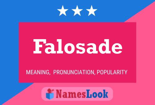 ملصق اسم Falosade