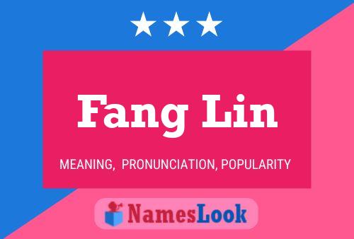 ملصق اسم Fang Lin