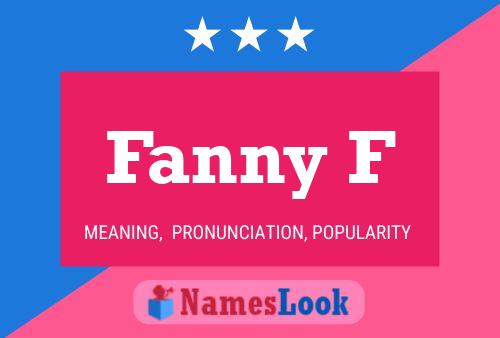 ملصق اسم Fanny F