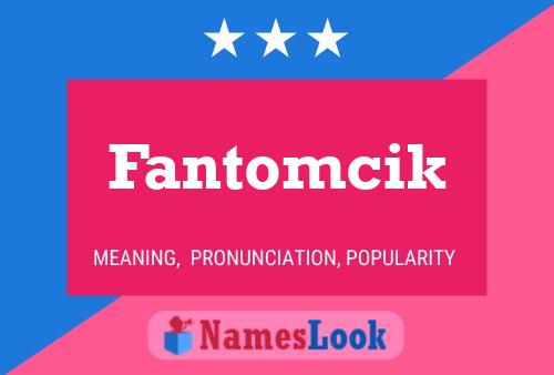 ملصق اسم Fantomcik