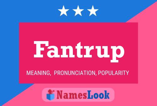 ملصق اسم Fantrup