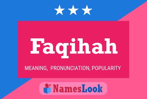 ملصق اسم Faqihah