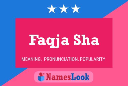 ملصق اسم Faqja Sha