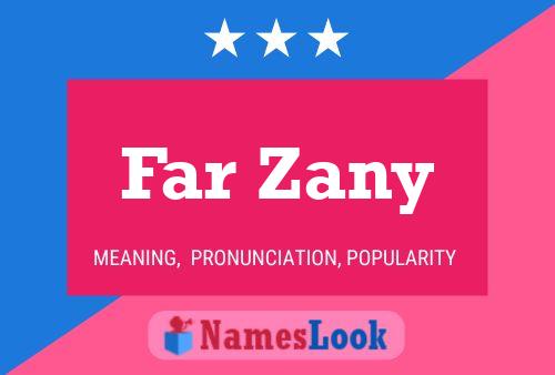 ملصق اسم Far Zany