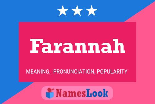 ملصق اسم Farannah