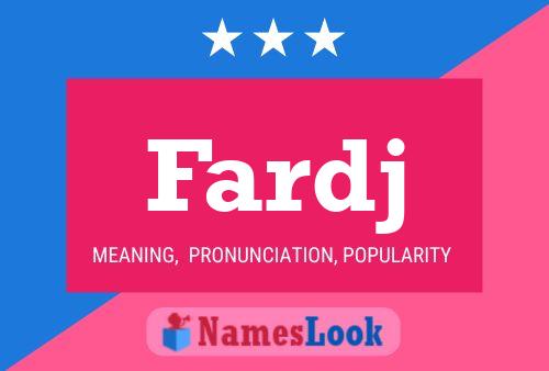 ملصق اسم Fardj