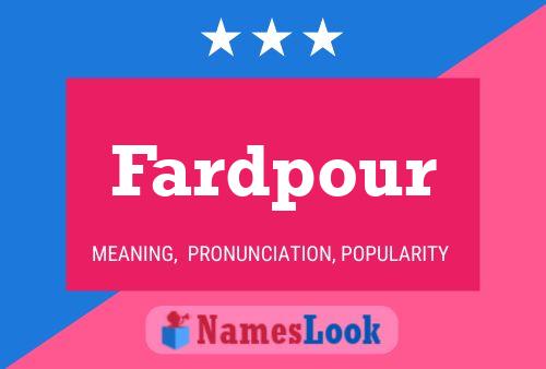 ملصق اسم Fardpour