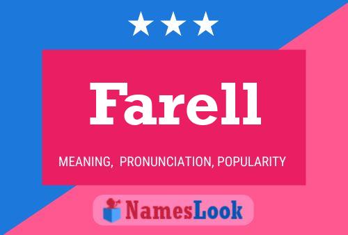 ملصق اسم Farell