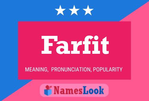 ملصق اسم Farfit